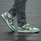 Кросівки Nike SB Dunk Low Reptaile White Blue Olive 44 - зображення 7