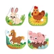 Набор пазлов 4в1 Dodo Baby puzzle: Домашние животные 300688 + Животные на ферме 300686 - изображение 5