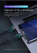Кабель Baseus Cafule Type-C to Type-C 60W PD 2.0 (480 Мбит/с) 2m Черный/Красный (CATKLF-H91) - изображение 12