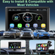Автомобильный экран CarPlay 7 дюймов Apple Android Auto MirrorLink Bluetooth 5.1 - изображение 9