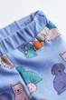 Костюм для хлопчика H&M, комплект дитячий на мікробайці (світшот та штани), 1,5-2 роки, 86-92 см, блакитний - изображение 6