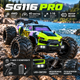 Радіокерована машинка SG116 PRO 1:16 4WD Monster Truck, RC позашляховик для дрифту до 40 км/год, машинка на пульті керування, акумулятор USB + батарейки в пульт - зображення 11
