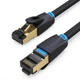Кабель Vention Cat.8 SFTP 15M Black (IKABN) - Игровой патч-кабель Ethernet 40 Gbit/s - изображение 4