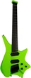 Безголова електрогітара HILS HZ7 S/NGN (Satin Neon Green) - зображення 1