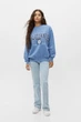 Світшот на флісі Pull & Bear блакитний з принтом CCSFU271 XS - изображение 2