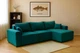 Диван HF Прадо угловой 310х164 см Allure Ocean (HF597) - изображение 3