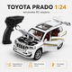 Радиоуправляемая машинка Toyota Land Cruiser Prado 1:24 — металлическая RC модель внедорожника на пульте 2.4GHz, свет, звук, аккумулятор, USB-зарядка, коллекционная машинка для детей - изображение 9
