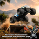 Радіокерована машинка MJX 18208 1:18 4WD до 45 км/год, RC позашляховик, металева трансмісія, масляні аморт 2 АКБ / 2 кузови - зображення 8