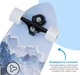 Скейтборд Yvolution Fishtail Cruiser 76 см, синий - изображение 9
