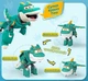 Игровая фигурка-трансформер Тино робот, самолет, динозавр ударостойкий пластик 14x12x8,5 см - изображение 5