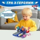Игровой набор Трансформер 3в1 27 см ударопрочный пластик космический самолет/робот/космопорт - изображение 8