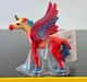 Фигурка Единорог с крыльями красный Dino Toys, 10 см - изображение 2