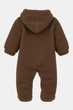 Комбинезон для малыша тёплый Joiks Teddy FKT02 Меховый Молочный Шоколад 68 см - изображение 2