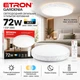 Світлодіодний світильник з пультом ETRON Smart GARDENIA 1-ESP-2060 72W crystal IP20 - зображення 1