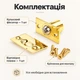 Шариковый фиксатор дверной APECS R-0001-G золото - изображение 4