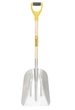 Лопата совковая MASTERTOOL из алюминия, с черенком и ручкой, 280х380х500 мм, 1100 мм (14-6279) 4656204 - изображение 1