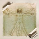 Інтер'єрна картина Вітрувіанська людина, Леонардо да Вінчі, Leonardo da Vinci, Vitruvian Man, інтер'єрний декор, 42×30 см (id6952) - зображення 5
