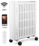 WiFi масляний обігрівач LIFEX Oil Heater 2000W (Білий) з закритим корпусом - зображення 1