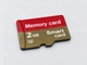 Карта памяти 2GB MicroSD Smart Card U3 (UHS Speed Class 3) Красно-Желтая - изображение 1