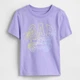 Детская футболка GAP 47496561 (3) 98 см Сиреневая (1159846507) - изображение 1