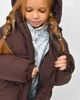 Пуховик для дівчинки X-Woyz DT-8379-26 58150 146 см коричневий - изображение 8