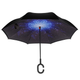 Зонт обратного сложения Up-Brella механический, Звездное небо - изображение 2
