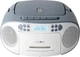 Portable Boombox Reflexion Radio CD/DAB+/FM/Cassette (Biało-niebieski) RCR2260DAB  - obraz 1