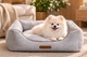 Лежак для собак PAWEAREA Euphoria Premium Light Grey 40×50×22 см зі знімним матрацом - зображення 2
