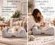 Лежак для собак PAWEAREA Euphoria Premium Light Grey 40×50×22 см зі знімним матрацом - зображення 6
