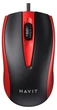 Дротова миша Havit HV-MS871 USB Red - изображение 1