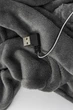 Плед пончо с подогревом от PowerBank USB 150×85 см, флисовый электроплед 3 режима, 7 зон нагрева - изображение 5