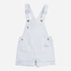 Подростковый летний джинсовый полукомбинезон для девочки Levi's 356175330 146-152 см Белый (1159854358) - изображение 4