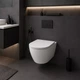 Інсталяція Grohe Rapid SL 38840000 (UA3873200A) з панеллю змиву Skate Cosmopolitan 38732000 + унітаз Devit Aero Rimless 3810830 Vortex Flush з сидінням Soft Close дюропласт - зображення 7
