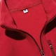 Дитяча тепла флісова толстовка Uniqlo 821567010 122 см Червона (1159860521) - зображення 5