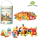 Деревянный конструктор Tree Toys MD 2358 Городок разноцветные фигуры 100 дет - изображение 2