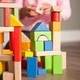 Деревянный конструктор Tree Toys MD 2358 Городок разноцветные фигуры 100 дет - изображение 6