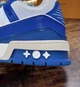 Кросівки Louis Vuitton LV Trainer White Blue Sneaker 43 - изображение 4