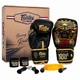 Боксерский набор 4в1 TWN перчатки боксерские бинты скакалка и эспандер FAIRTEX BO-6662 размер 14 унции цвет черный - изображение 1