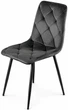 Стул/кресло на кухню PM-001 Perfect Home Графит Польша Sic Velluto 19 Graphite - изображение 1