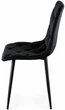 Стул/кресло на кухню PM-001 Perfect Home Черный Польша Sic Velluto 20 Black - изображение 3
