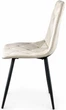 Стул/кресло на кухню PM-001 Perfect Home Беж Польша Sic Velluto 2 Beige - изображение 3