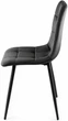 Стул/кресло на кухню PM-003 Perfect Home Графит Польша Sic Velluto 19 Graphite - изображение 3