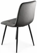Стул/кресло на кухню PM-003 Perfect Home Графит Польша Sic Velluto 19 Graphite - изображение 4