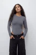 Боді Pull & Bear сірий ASXYQ949 XS - изображение 1