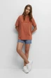 Футболка Pull & Bear цегляний з принтом CYOBB725 L - изображение 2