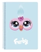 Блокнот Furby А5 небесно-блакитний на спіралі, Safta - зображення 1