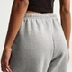 Брюки жіночі Nike Studio Fleece Medium Weight High-Rise Oversized Cuffed Pants S Сірий IM8074-063 - зображення 7