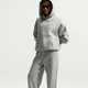 Брюки жіночі Nike Studio Fleece Medium Weight High-Rise Oversized Cuffed Pants S Сірий IM8074-063 - зображення 5