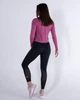 Кофта жіночі Nike W Nsw Air Mock Ls Rib S Рожевий CZ8634-531 - зображення 6