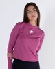 Кофта жіночі Nike W Nsw Air Mock Ls Rib S Рожевий CZ8634-531 - зображення 3